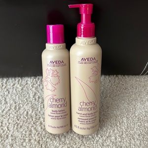 Aveda Cherry Almond set hand & body wash + body lotion NEW